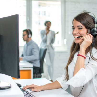 Young female providing ERP advice