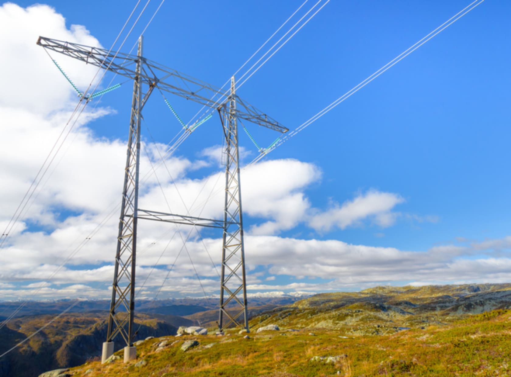 Electricity pylon in Norway