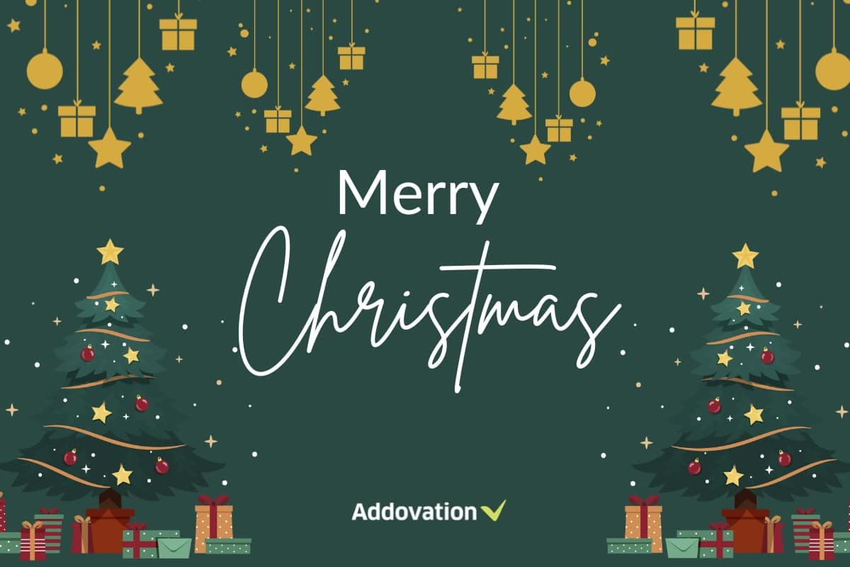Christmas greetings 2023 Addovation